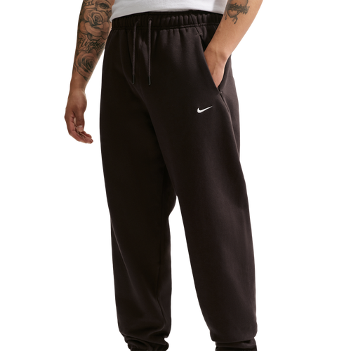 MENS - Nike Solo Basketball Cuff Concept Pants - Sail/Velvet Brown
