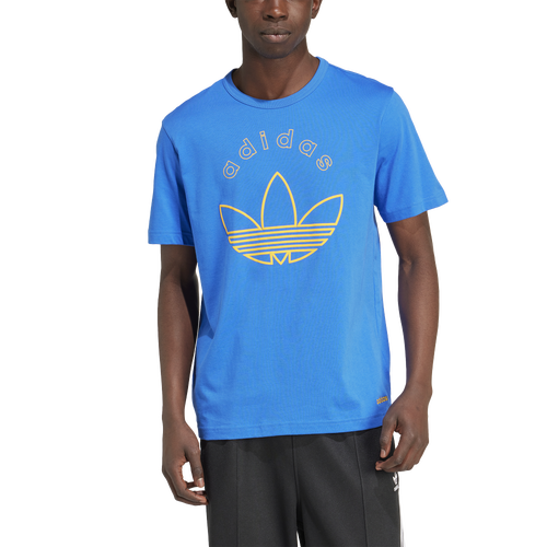 

adidas Originals Mens adidas Originals FDTN Trefoil T-Shirt - Mens Blue Size XXL