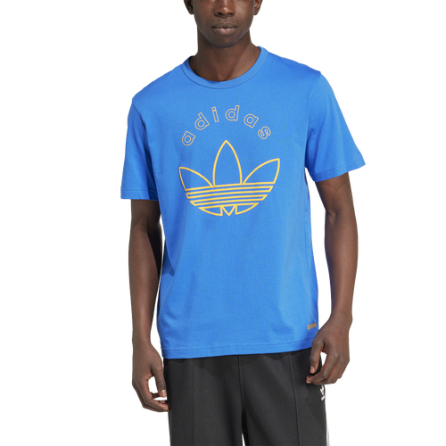 

adidas Originals Mens adidas Originals FDTN Trefoil T-Shirt - Mens Blue Size M