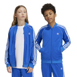 Boys' Grade School - adidas Originals Superstar Track Top - Blue