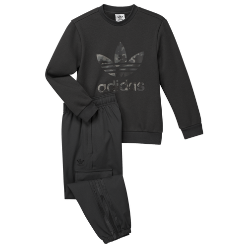 

adidas Originals Boys adidas Originals Camo Fleece Set - Boys' Preschool Grey/Black Size XXS