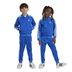 Boys' Preschool - adidas Originals Superstar Track Suit - Blue