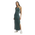 adidas Originals 3-Stripes Maxi Dress - Women's Mineral Green