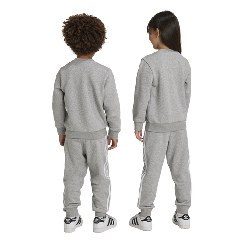 Boys grey adidas tracksuit on sale