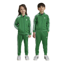 Boys' Preschool - adidas Originals Superstar Track Suit - Green