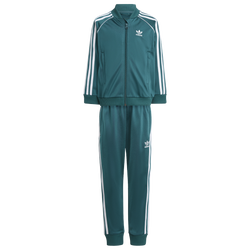 Boys' Preschool - adidas Originals Superstar Track Suit - Teal/White