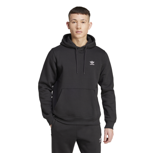 

adidas Originals Mens adidas Originals Trefoil Essentials Lifestyle Hoodie - Mens Black Size M