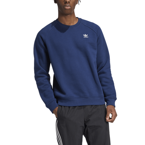 MENS - adidas Originals Trefoil Essentials Sweater - Night Indigo