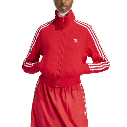 

adidas Originals Womens adidas Originals adicolor 3 Stripes Lifestyle Knit Top - Womens Better Scarlet Size XS