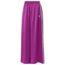 Women's - adidas Originals Satin Wide Leg Track Pants - Purple Burst