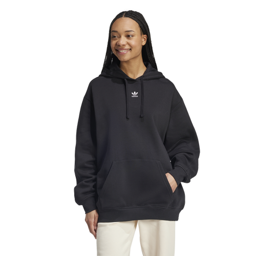 WOMENS - adidas Originals Essentials Oversized Hoodie - Black