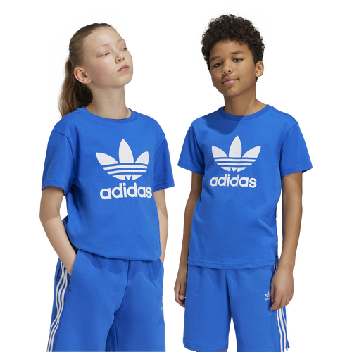 

Boys adidas Originals adidas Originals 3 Stripe T-Shirt - Boys' Grade School Blue Size XL