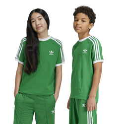 Boys' Grade School - adidas Originals 3 Stripe T-Shirt - Green