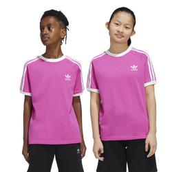 Girls' Grade School - adidas Originals Adicolor Trefoil T-Shirt - Semi Lucid Fuchsia