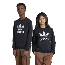 Boys' Grade School - adidas Originals adicolor Trefoil Sweatshirt - Black