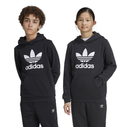 Boys' Grade School - adidas Originals adicolor Trefoil Lifestyle Hoodie - Black