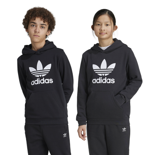 

adidas Originals Boys adidas Originals adicolor Trefoil Lifestyle Hoodie - Boys' Grade School Black Size L