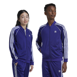 Boys' Grade School - adidas Originals Superstar Track Top - Collegiate Purple