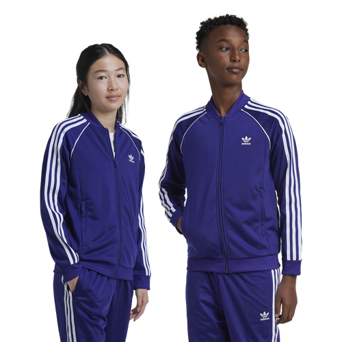 

adidas Originals Boys adidas Originals Superstar Track Top - Boys' Grade School Collegiate Purple Size M