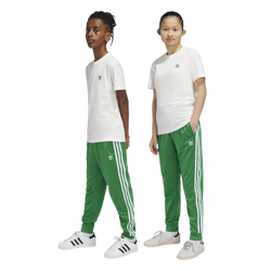 Boys' Grade School - adidas Originals Superstar Track Pants - Green