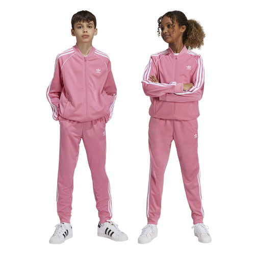 

adidas Originals Girls adidas Originals Adicolor Superstar Track Pants - Girls' Grade School Rose Tone Size L