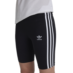 Girls' Grade School - adidas Originals adicolor 3-Stripes Lifestyle Cycling Shorts - Black