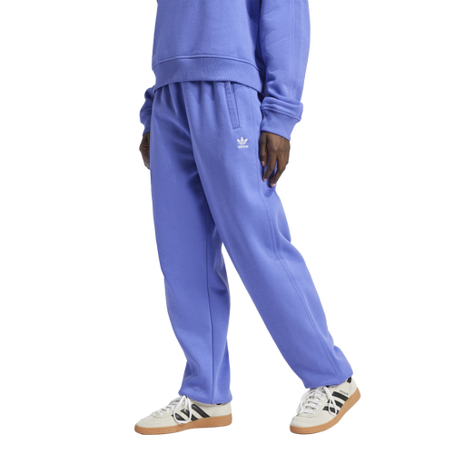 

adidas Originals Womens adidas Originals Trefoil Essentials Fleece Lifestyle Pants - Womens Semi Cobalt Blue Size L