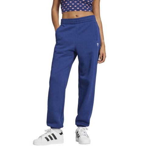 

adidas Originals Womens adidas Originals Trefoil Essentials Fleece Lifestyle Pants - Womens Dark Blue Size XXS