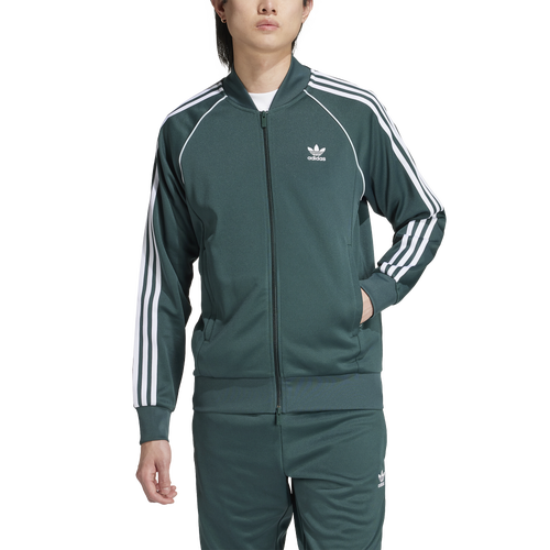 

adidas Originals Mens adidas Originals Adicolor Superstar Track Jacket - Mens Mineral Green Size L