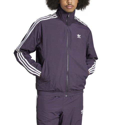 

adidas Originals Mens adidas Originals Woven Firebird Track Top - Mens Aurora Black Size L