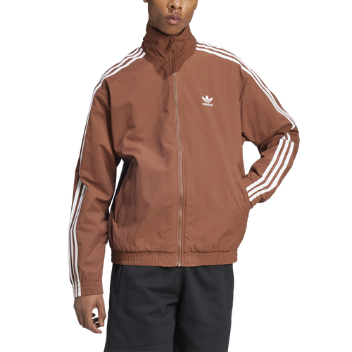 

adidas Originals Mens adidas Originals Woven Firebird Track Top - Mens Preloved Brown Size XXL