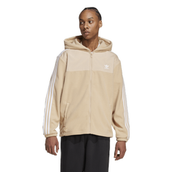 Men's - adidas Originals adicolor 3-Stripes Fleece Lifestyle Hoodie - Magic Beige