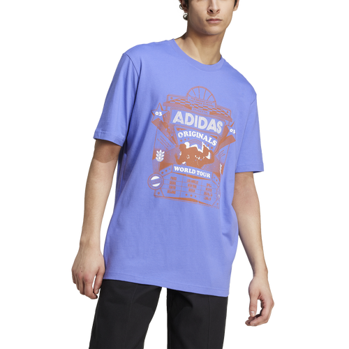 

adidas Originals Mens adidas Originals Graphic Trefoil Series Lifestyle T-Shirt - Mens Semi Cobalt Blue/Semi Cobalt Blue Size XXL