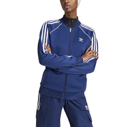 

adidas Originals Womens adidas Originals Superstar Track Top - Womens Dark Blue Size XS