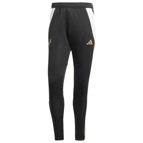 

adidas Mens adidas Messi Tiro Pants - Mens Black/Gold Size XS