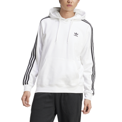 Men's - adidas Originals 3 Stripe Fleece Hoodie - White