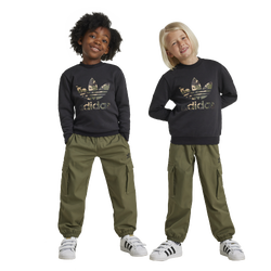 Boys' Preschool - adidas Originals Camo Fleece Set - Olive Strata/Black