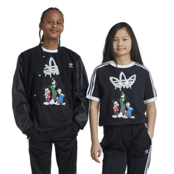 Boys' Grade School - adidas Originals Disney Mickey & Friends Short Sleeve T-Shirt - Black/White