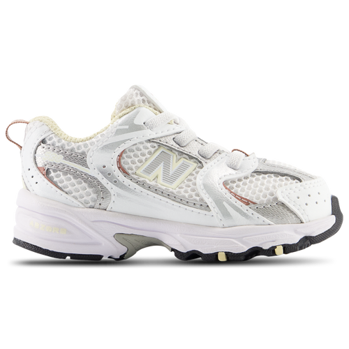 

Girls New Balance New Balance 530 - Girls' Toddler Shoe White/Pink/Beige Size 10.0
