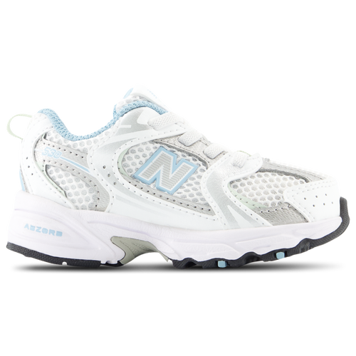 

New Balance Girls New Balance 530 - Girls' Toddler Running Shoes White/Blue/Silver Size 10.0