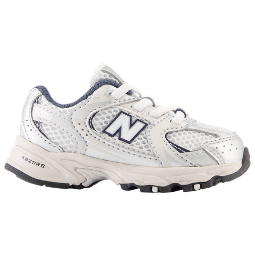 

New Balance Girls New Balance 530 - Girls' Toddler Running Shoes Navy/Gray/Silver Size 04.0