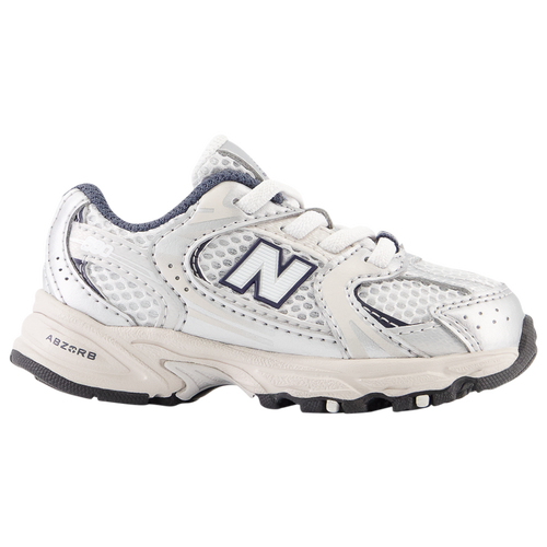 

New Balance Girls New Balance 530 - Girls' Toddler Running Shoes Gray/Silver/Navy Size 10.0