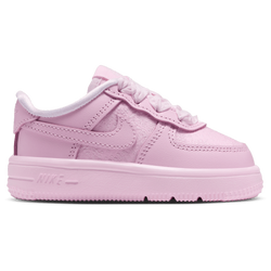 Girls' Toddler - Nike Air Force 1 Low Mom & Me Lace - White/Pink