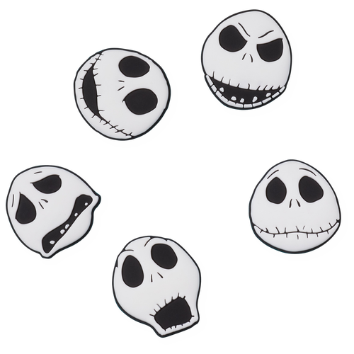 

Crocs Crocs NBC Jack Skellington 5 Pack Jibbitz - Adult Multi Size One Size