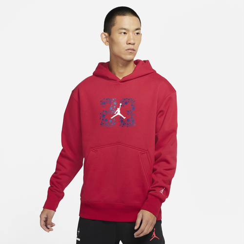 

Nike Mens Nike Sport DNA Fleece Pullover - Mens Red/White Size L