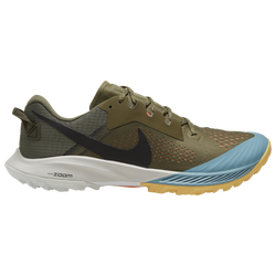 Men's - Nike Air Zoom Terra Kiger 6 - Medium Olive/Black/Orange Trance