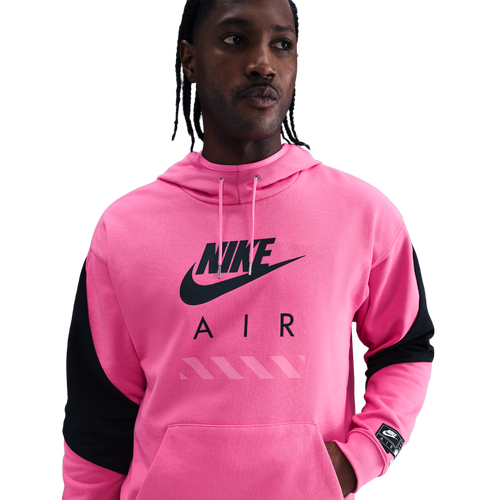 MENS - Nike Air Fleece Pullover Hoodie BFT - Pinksicle/Black