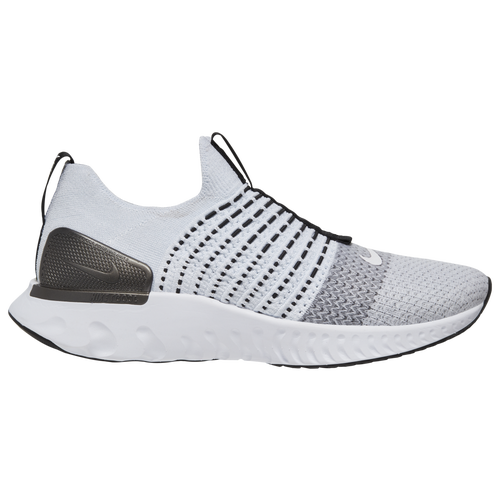 

Nike Mens Nike Epic React Phantom Flyknit 2 - Mens Running Shoes True White/White/Black Size 8.5