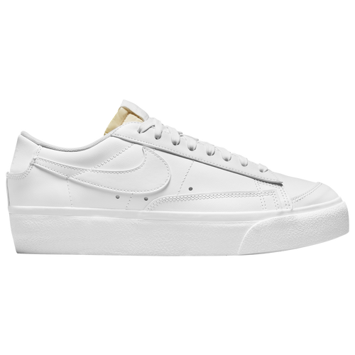 

Nike Womens Nike Blazer Low Platform - Womens Shoes White/White/Black Size 07.0