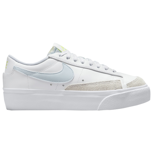 

Nike Womens Nike Blazer Low Platform - Womens Shoes Lt Lemon Twist/Blue Tint/White Size 06.0